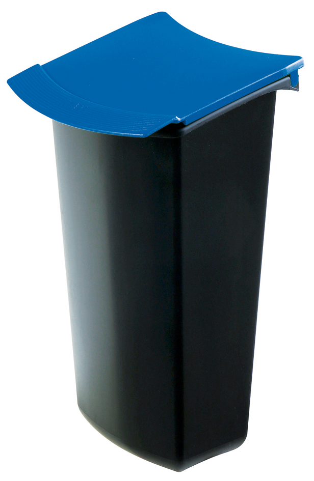 HAN Insert à déchets pour corbeille MONDO, noir/bleu