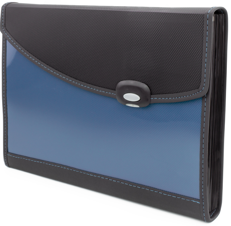RAPESCO Trieur valisette Designer, A4+, 7 compartiments bleu