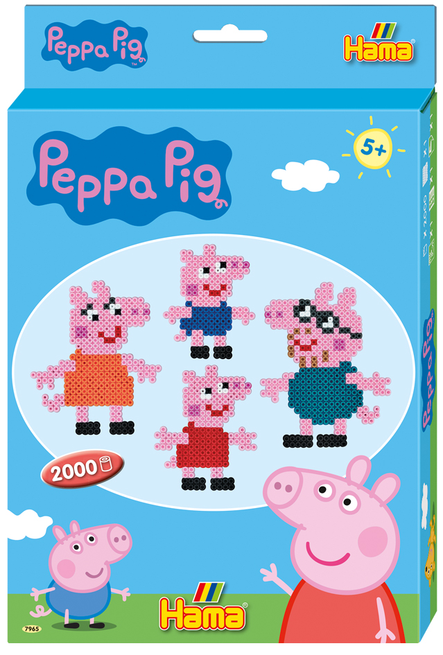 HAMA Perles à repasser midi 'Peppa Pig', coffret cadeau