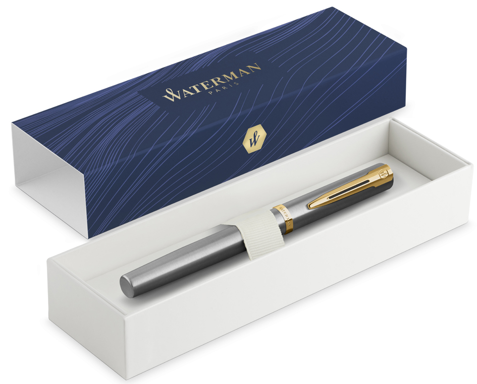 WATERMAN Stylo plume Allure Impression, Acier C.T.