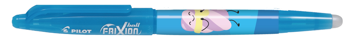 PILOT Stylo roller FRIXION BALL 07 Fancy Winter, bleu clair