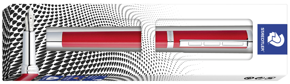Visuel de référence : Stylo plume triplus, rouge