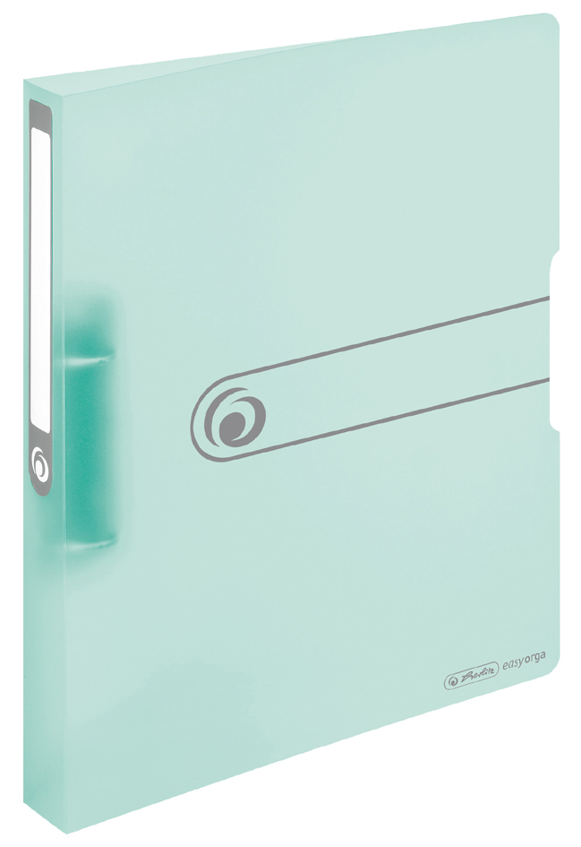 herlitz Classeur à anneaux easy orga to go Pastel, A4 menthe