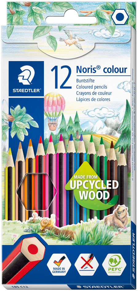 STAEDTLER Crayon de couleur Noris Colour, étui carton de 12