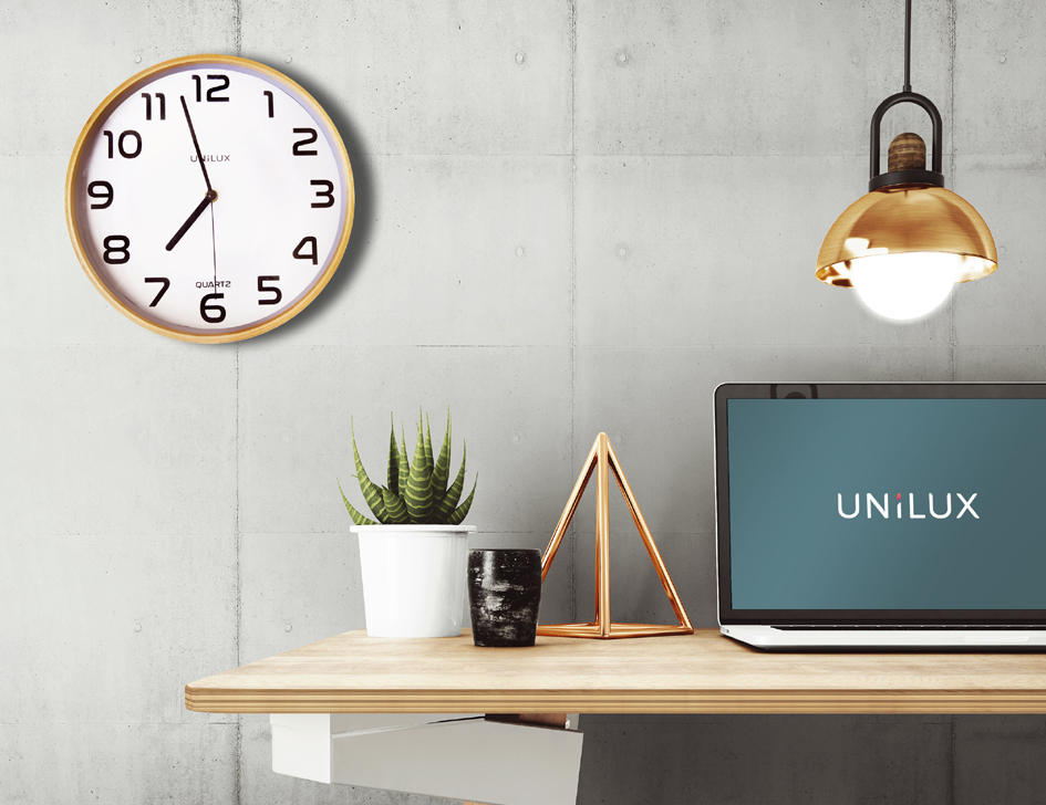 UNiLUX Horloge murale à quartz 'BALTIC', diamètre: 300 mm