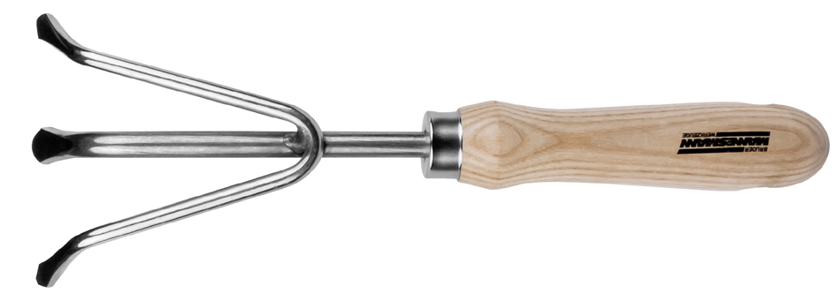 BRÜDER MANNESMANN Griffe de jardinage, avec manche en bois