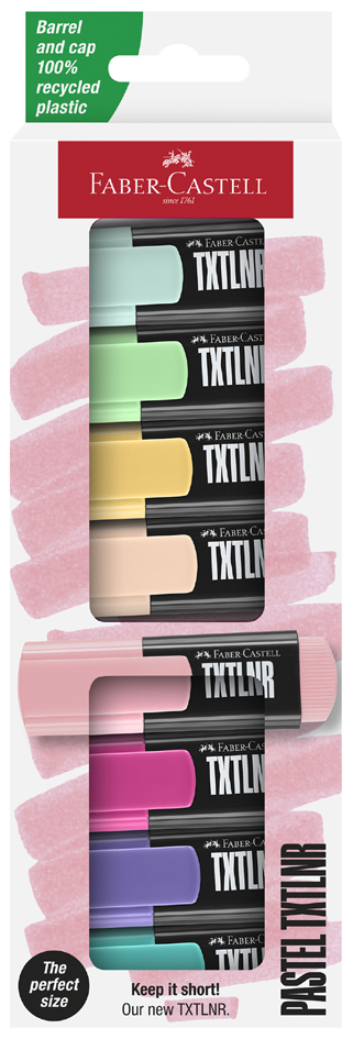 Mini-surligneur TXTLNR, étui carton de 8