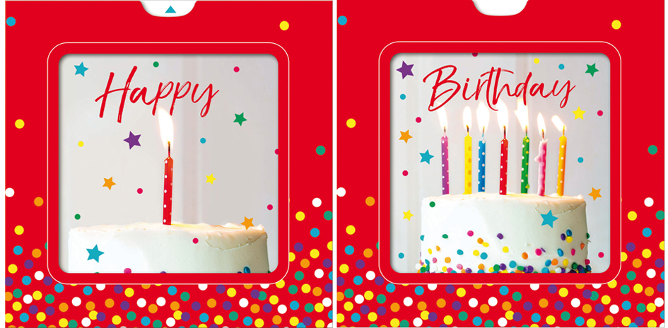 Cartes d'anniversaire, 3D