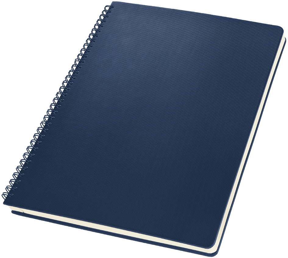 sigel Cahier à spirale Conceptum, A4, ligné, bleu foncé