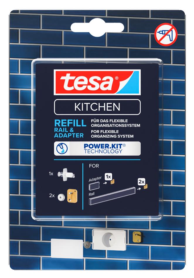 tesa KITCHEN Recharge Power-Kit pour adaptateur mural