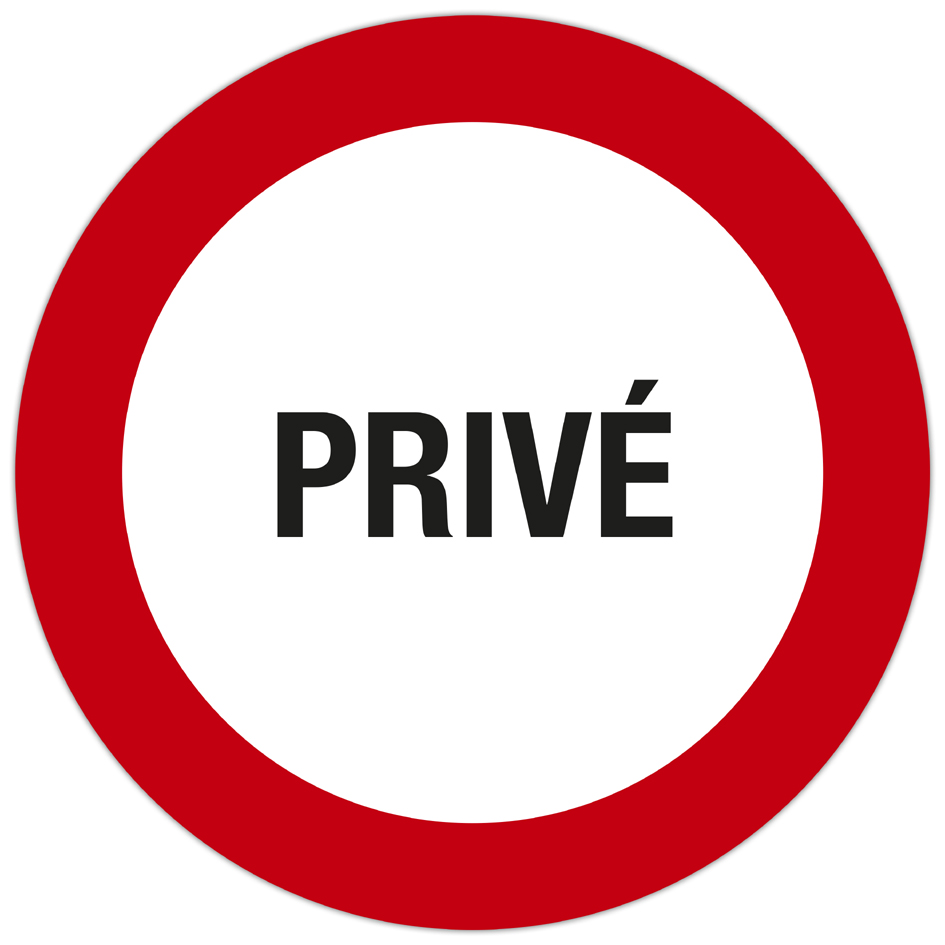Panneau "Privé"