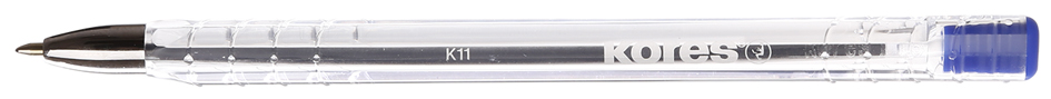 Kores Stylo à bille jetable K-PEN Super Slide K11, bleu