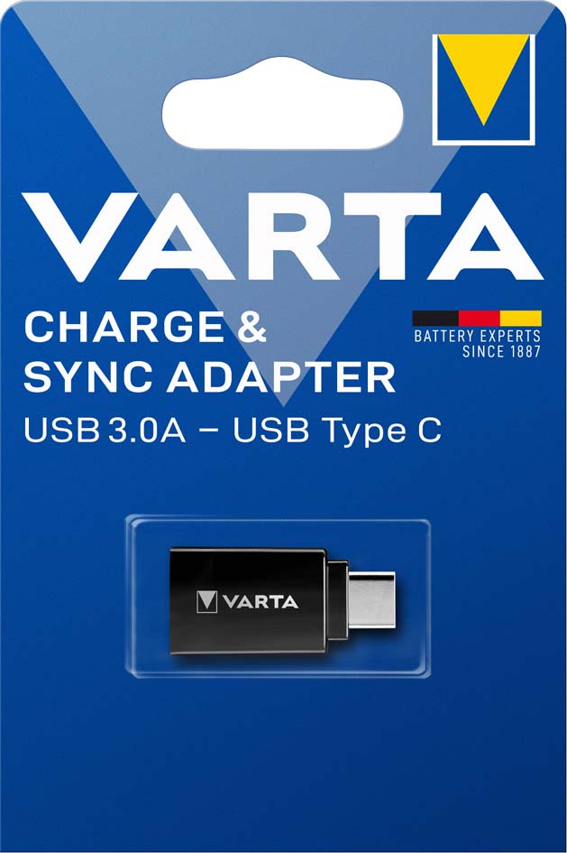 VARTA Adaptateur USB 3.0 - USB 3.1 type C