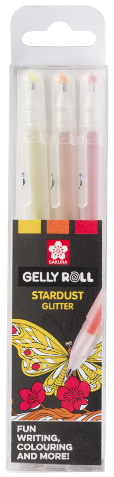 SAKURA Stylo roller à encre gel Gelly Roll Stardust 'Happy'