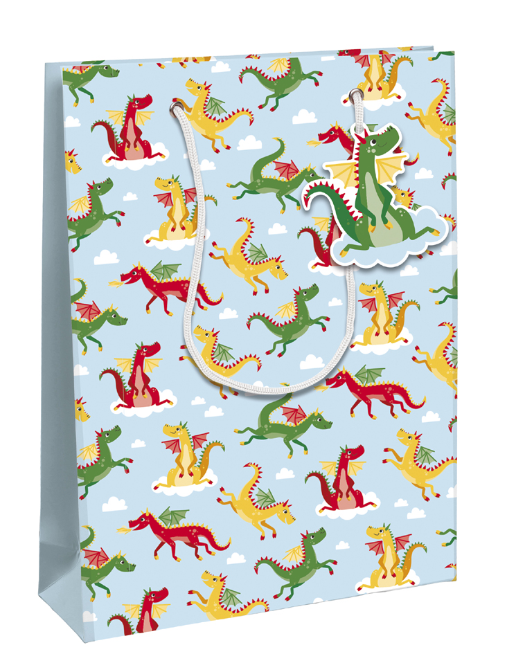 Clairefontaine Sac cadeau 'Dragons', large