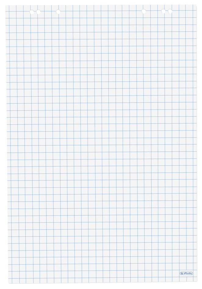 herlitz Bloc de papier pour tableau de conférence, 20