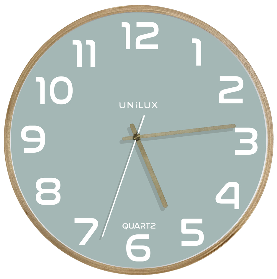 UNiLUX Horloge murale à quartz 'BALTIC', vert