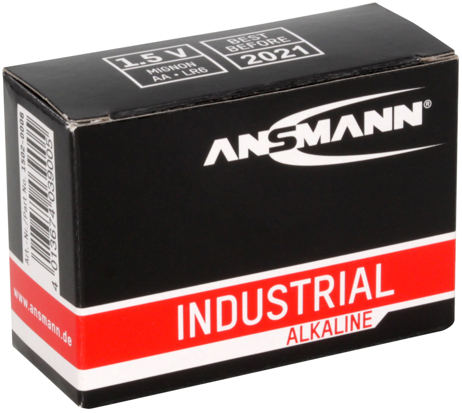 ANSMANN Pile alcaline 'Industrial', Mignon AA, pack de 10