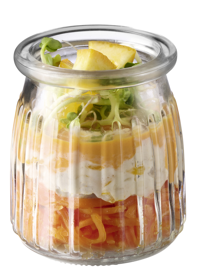 APS Petit pot en verre JARLET, 150 ml, set de 12