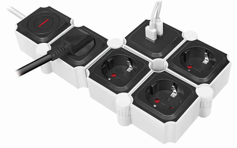 Multiprises, 4 prises