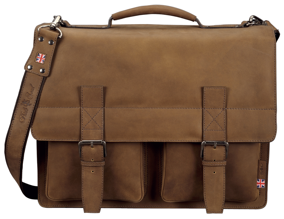 Alassio Sac à bandoulière 'EARL' cuir, marron clair