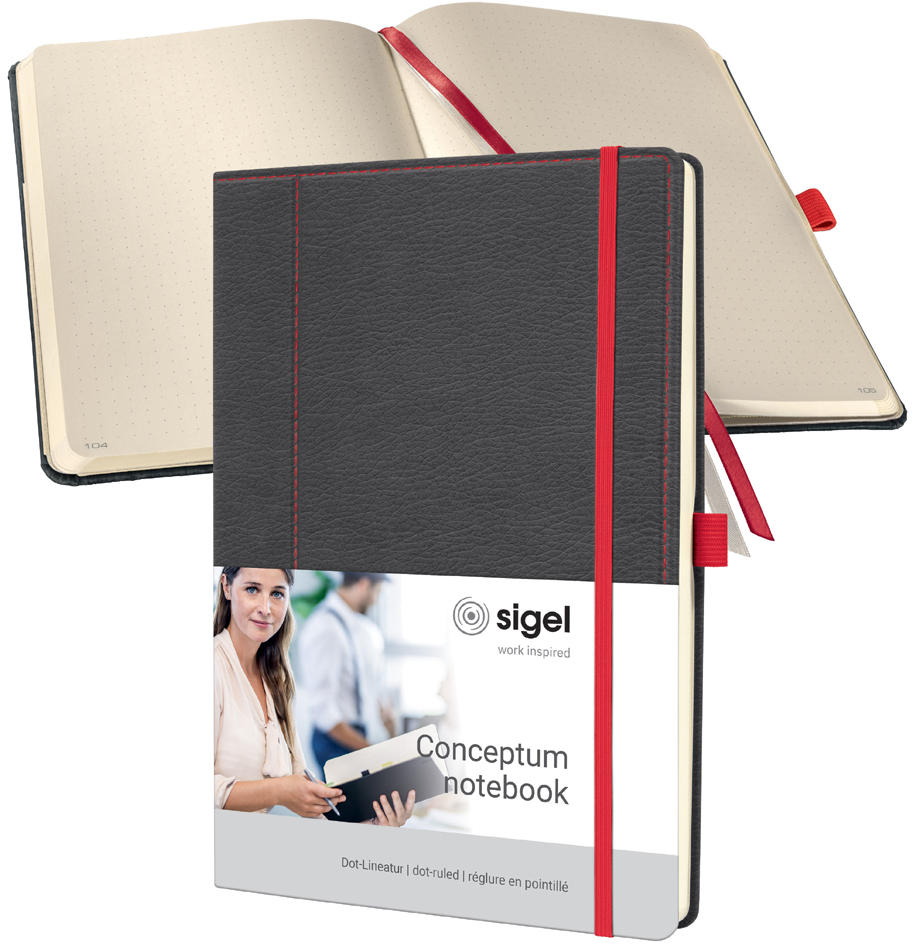 sigel Carnet de notes Conceptum Design Casual, A4, gris /