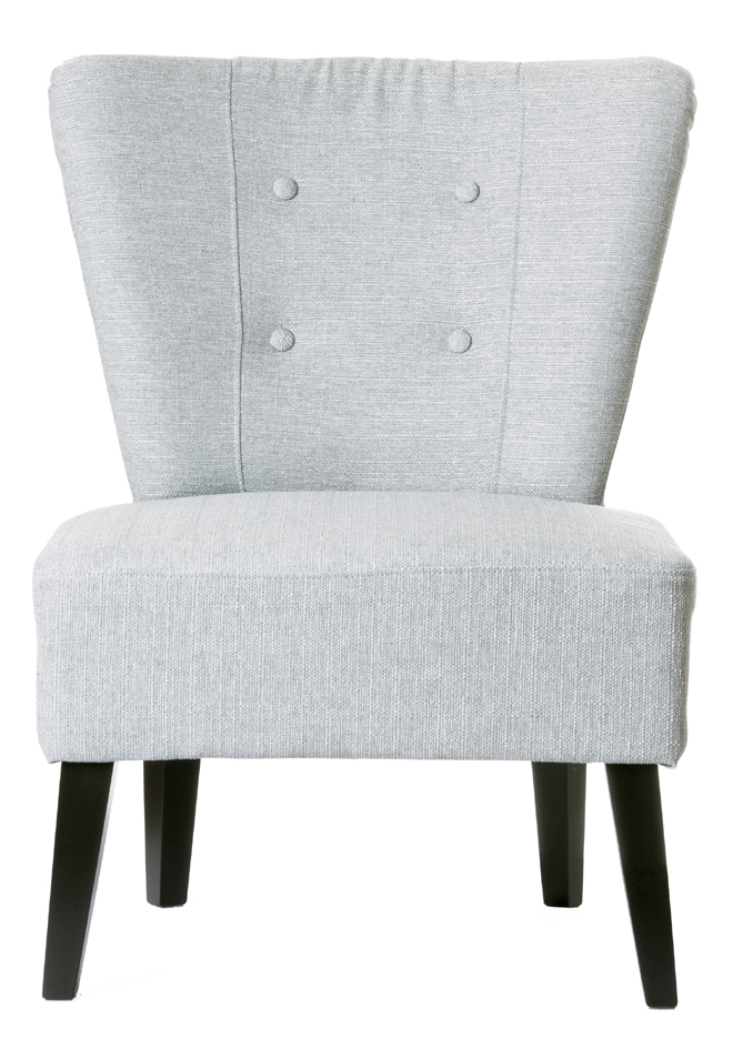 PAPERFLOW Fauteuil visiteur 'Brighton', gris / noir