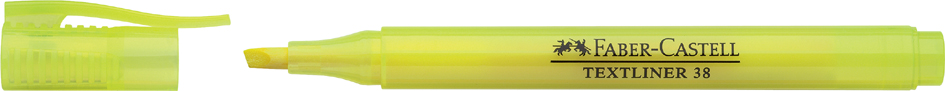 FABER-CASTELL Surligneur TEXTLINER 38, jaune