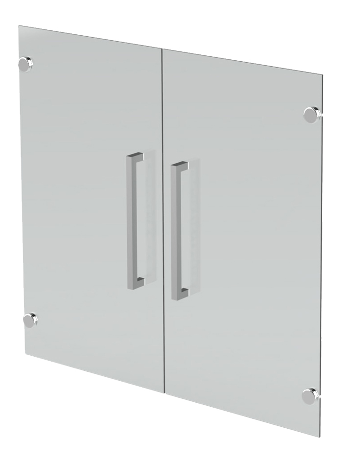 kerkmann Kit de porte pour étagère, 2 hauteurs de classeur