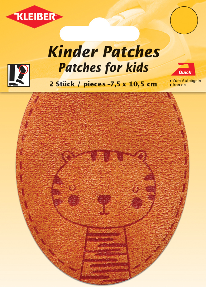 KLEIBER Application 'Tigre', orange, blister de 2