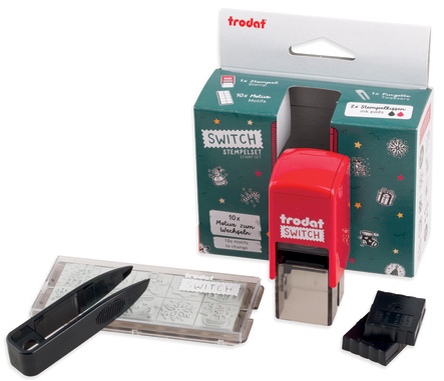 Kit tampon à motif "Switch", emballage