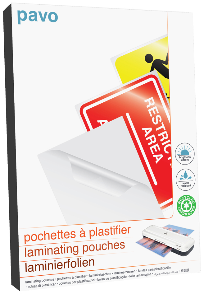 Films plastification, format carte