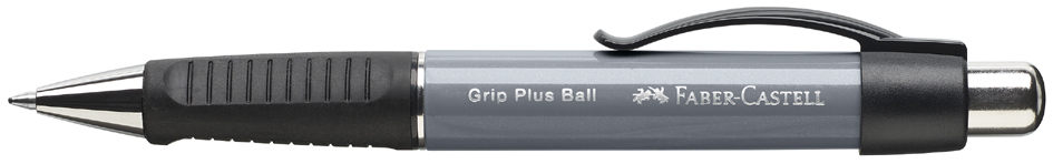 Stylo à bille rétractable GRIP PLUS, gris pierre
