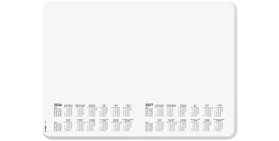 sigel Sous-main bloc papier 'Dotted', 420 x 297 mm