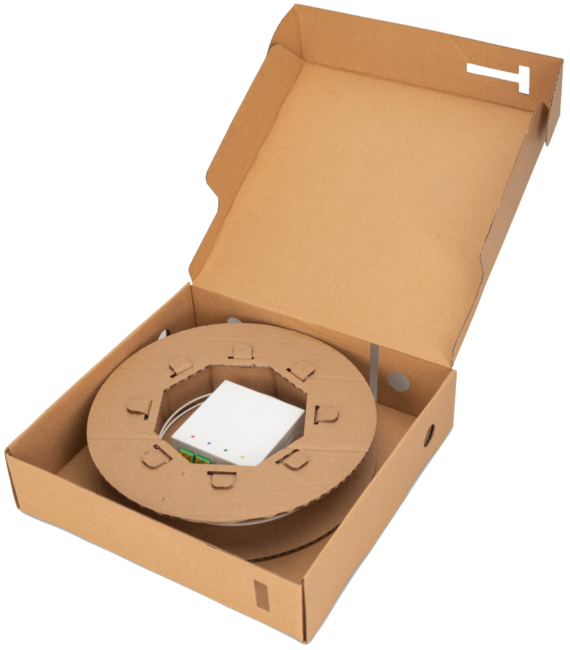 Kit d'installation FTTx, carton distributeur