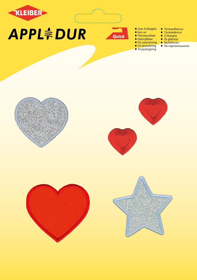 Assortiment d'applications "Lovely Hearts"