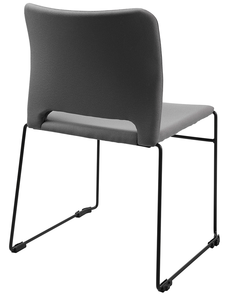 Chaise visiteur "Visit Lite", rembourré - vue arrière