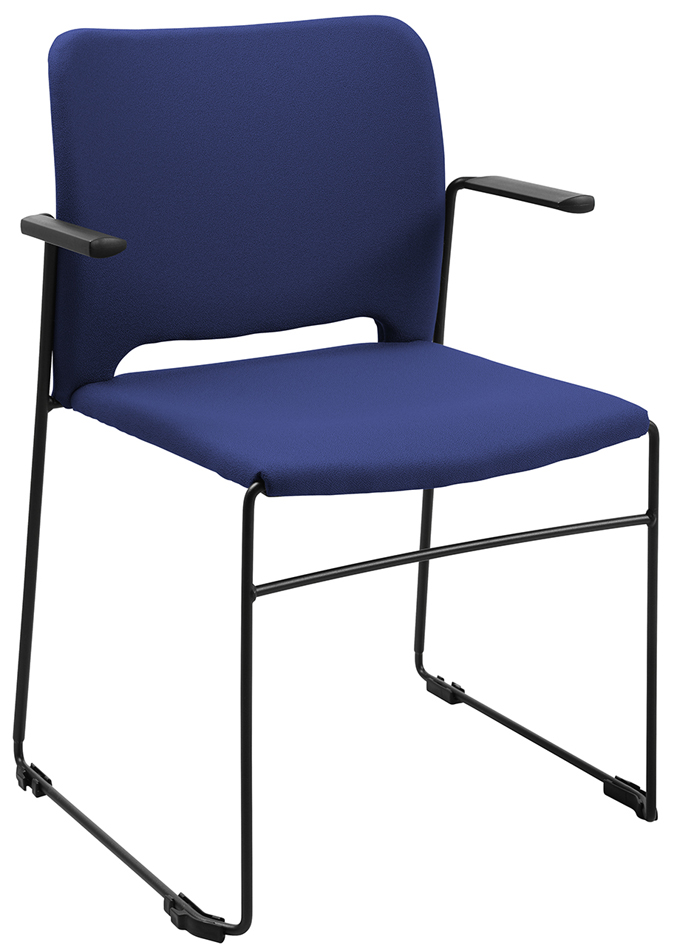 Topstar Chaise visiteur 'Visit Lite', rembourré, bleu