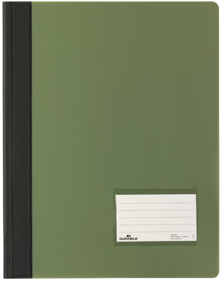 Format A4, PVC - couverture de couleur