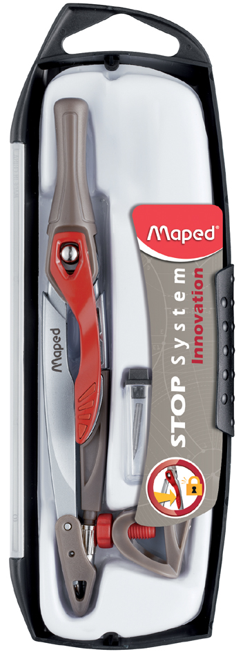 Boîte de compas Stop System, 3 pièces