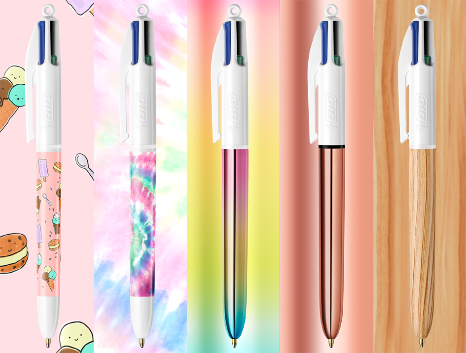 Stylos 4 couleurs, sets