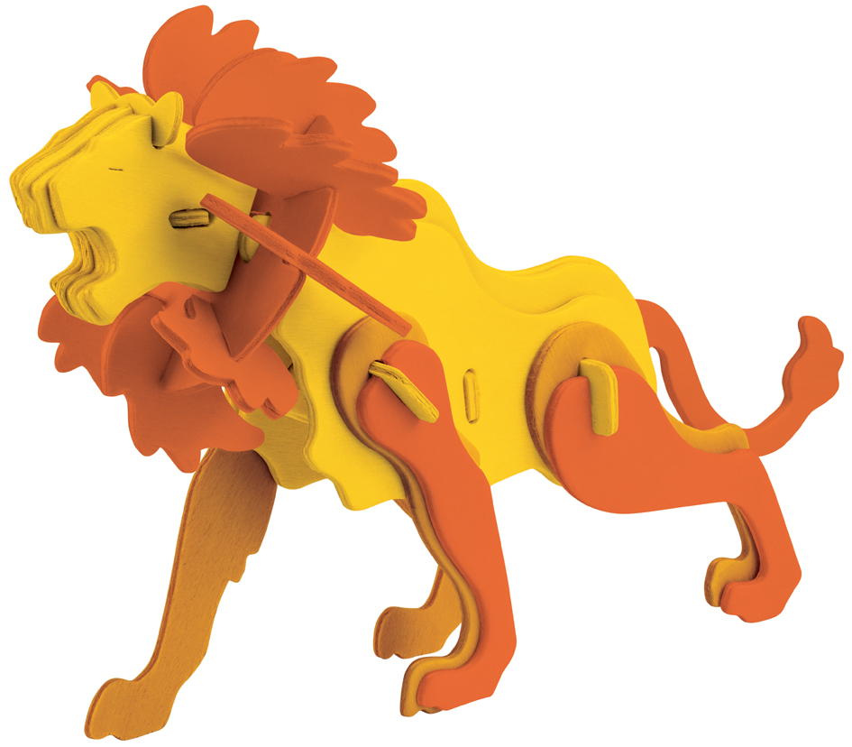 Puzzle 3D "Lion", utilisation