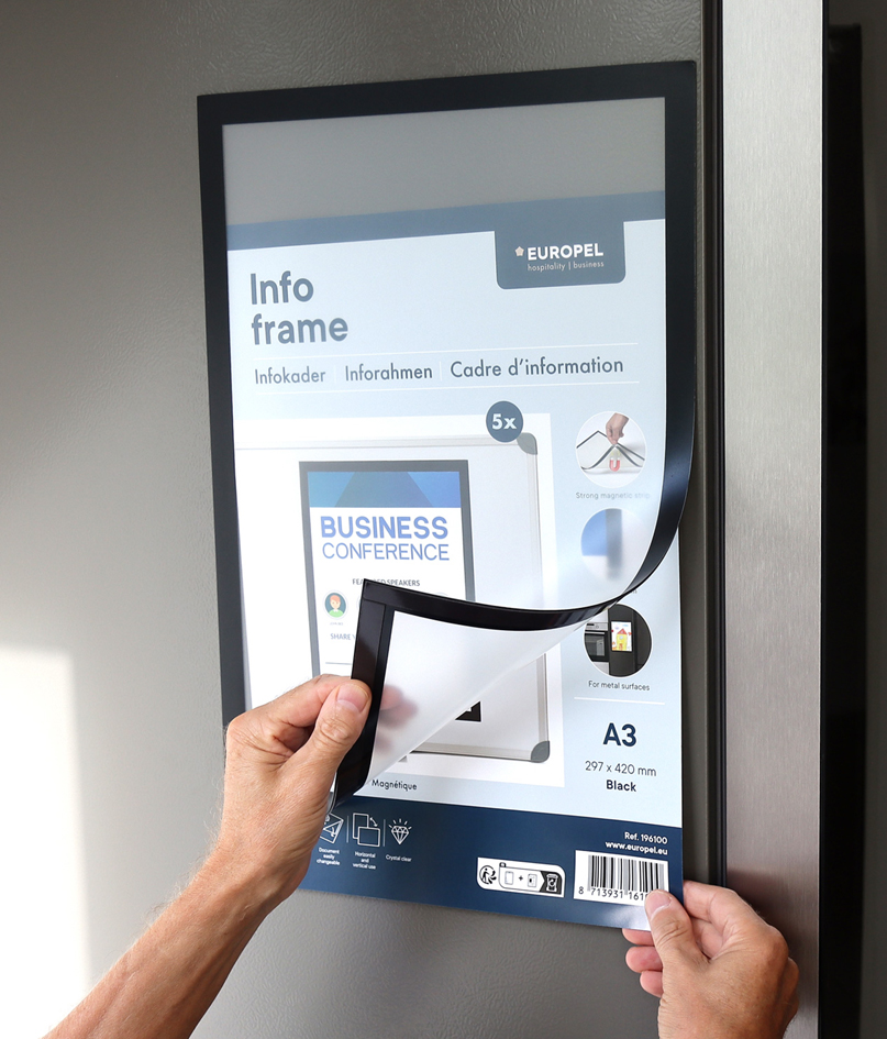 Cadres d'informations, A4 magnétique