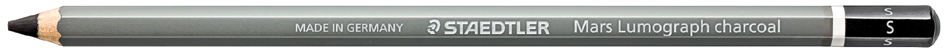 STAEDTLER Crayon au fusain Mars Lumograph charcoal, dureté:S