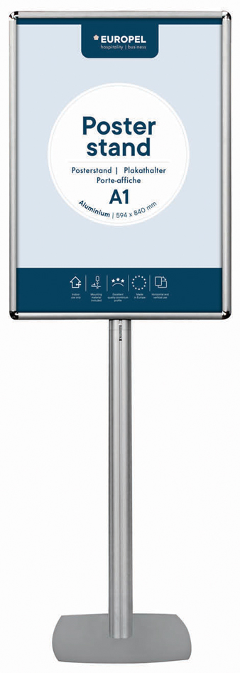 EUROPEL Porte-affiche sur pied avec cadre, A1