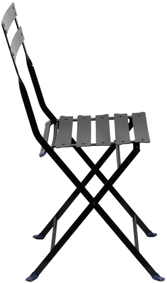 Chaise pliante d'extérieur EDEN, noir