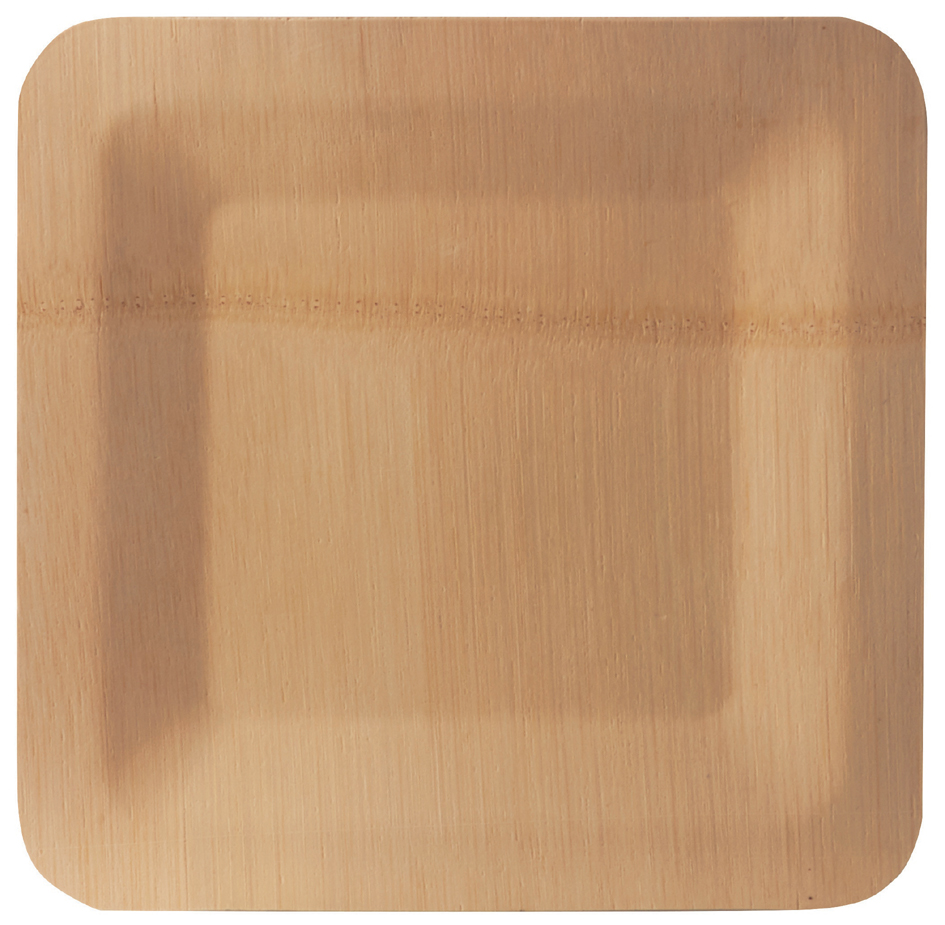 Assiettes jetables, bambou