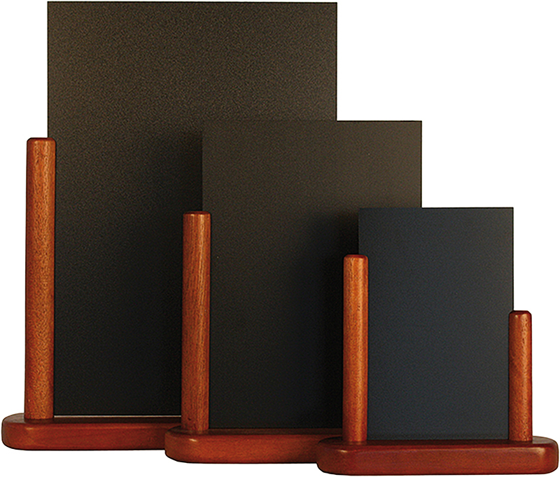 Visuel de référence: ardoise de table ELEGANT, acajou