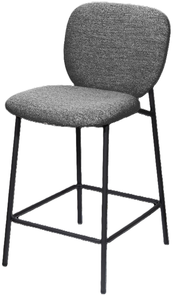 Chaise de bar TWIST, gris