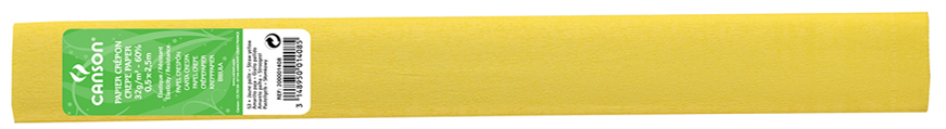 CANSON Rouleau de papier crépon, 32 g/m2, jaune paille